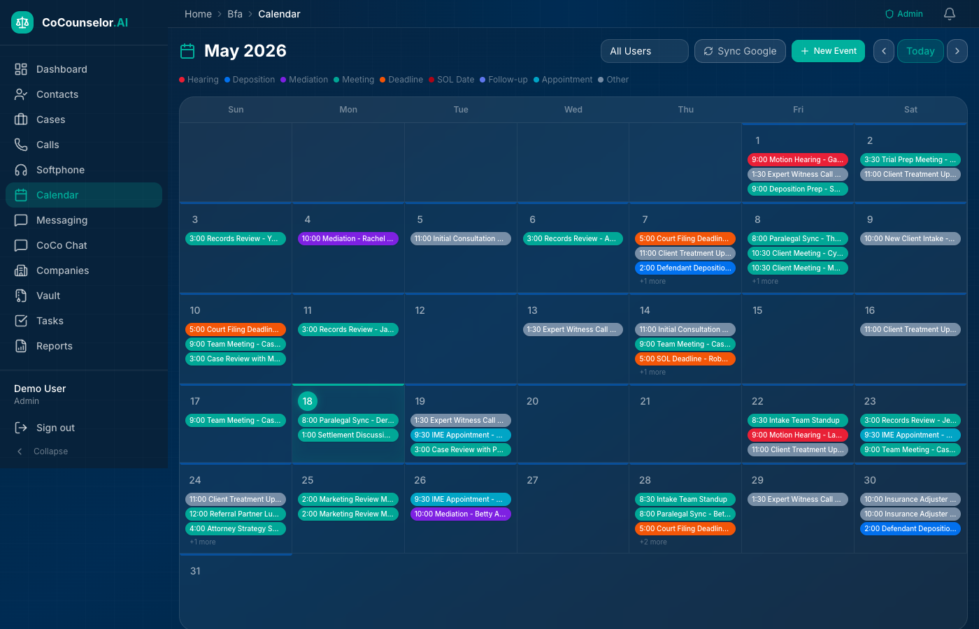CoCounselor Workflow Automation